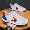 Buty męskie sportowe buty męskie 25 lato nowe siateczkowe oddychające jedwab rybny płaska podeszwa antypoślizgowa miękka podeszwa do jazdy buty Forrest Gump