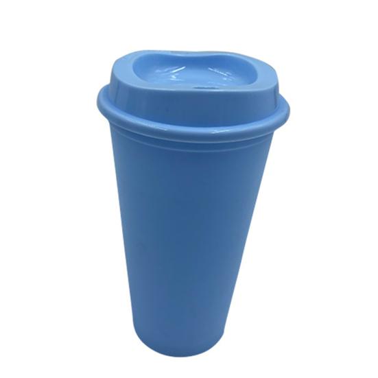 Drinking Bottle Non-slip Easy To Grip PP Portable Lid Coffee Mug Office