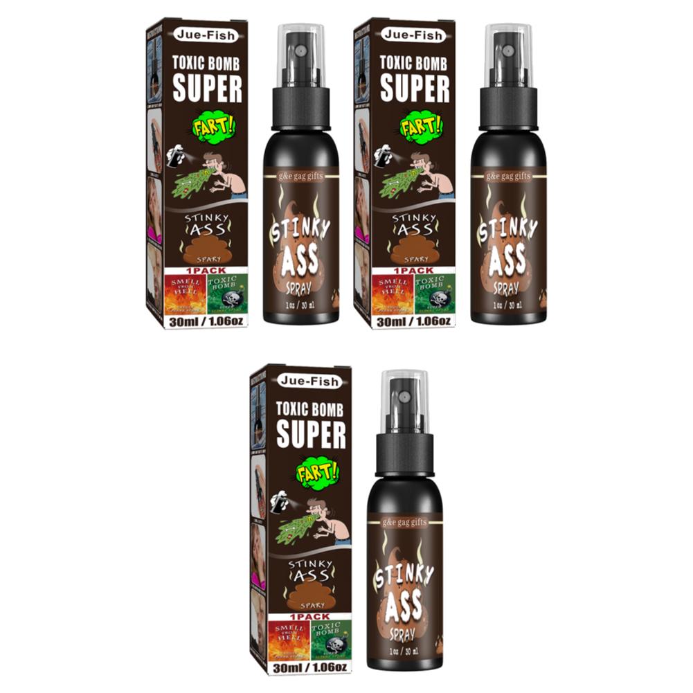 180-30ml Liquid Fart Gag Prank Joke Spray Can Stink Bomb Smelly Stinky Gags Fart Spray Extra Strong Stink Prank Novel Funny Toys