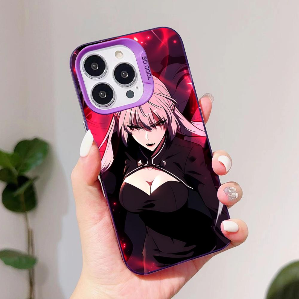 Alice Von Ataraxia Mobile Phone Case for iPhone 17 16 15 14 13 12 11 X XR XS 8 7 Air Pro Max Plus Purple Translucent Cover