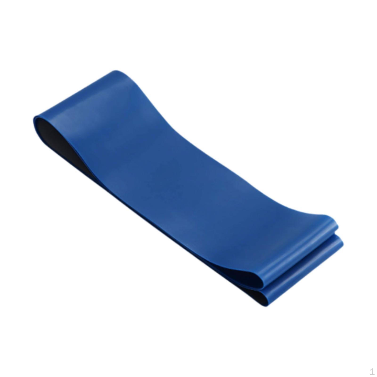 Elastic Resistance Band for Exercise, Leg, Arm, And Abdominal Training Band, Soft TPE Material, синий