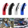 Universal Alumimum 3'' 75mm Car Cold Air Intake System Turbo Induction Pipe Tube Silver Black Red Color