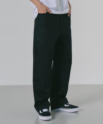 LXT For Summer Semi-Wide Cooling Cotton Chino Pants [Black]
