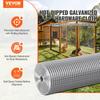 VEVOR Hardware Cloth, 1/2 inch 36in x 50 ft 19 Gauge, Hot Dipped Galvanized Wire Mesh Roll, Chicken Wire Fencing, Wire Mesh for Rabbit Cages, Garden