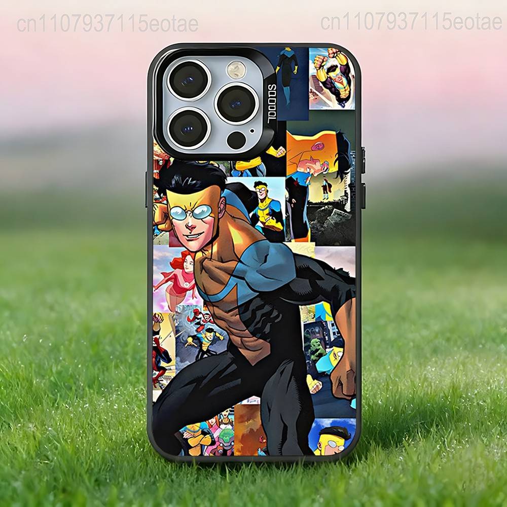 Adult animation l-Invincible  Phone Case For iPhone 17,16,15,14,13,12,11,Pro,Max,Plus,E,Air,Mini Anti Fall Black  Bumper