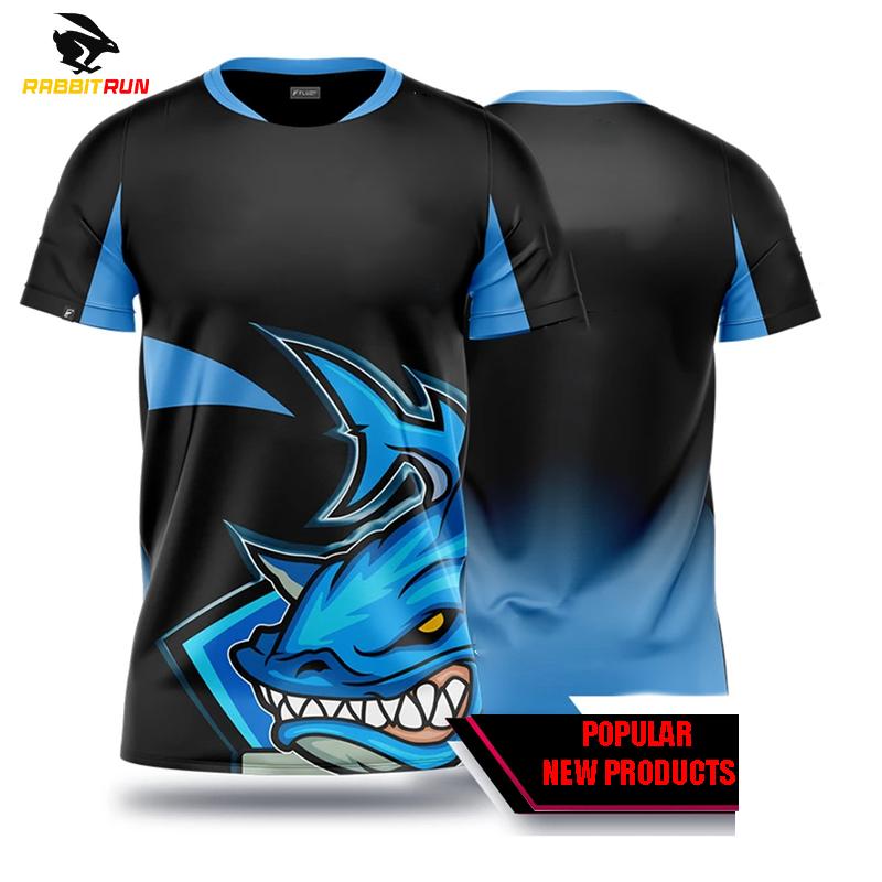 2024 E-Sport-Stil Tops Herren T-Shirt Fitness Laufen Kurzarm Mode Jungen Sportbekleidung Fan Training Kinder Fußball T-Shirt