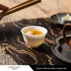 Gold Thread Porcelain Gongfu Tea Cup - Traditional White Ceramic for Home Use