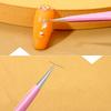 Double Sided Nail Tweezers Silicone Pressing Head Nail Tweezers Sticker Picker Nails Tools Manicure Nail Art Tools Accessories