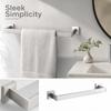 Stainless Bathroom Towel Bar and, 40mm Square Tube Design
