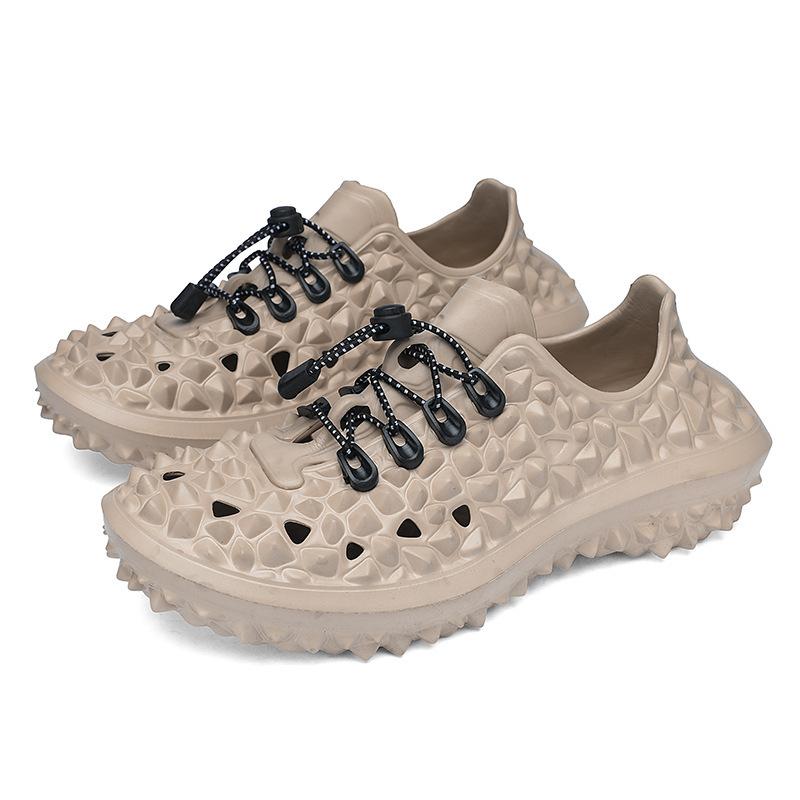 

Фрукты бытовые полутаска корейская версия модная пляжная сумка головные тапочки мужские летние сандалии уличные дырки обувь уличные сандалии 44