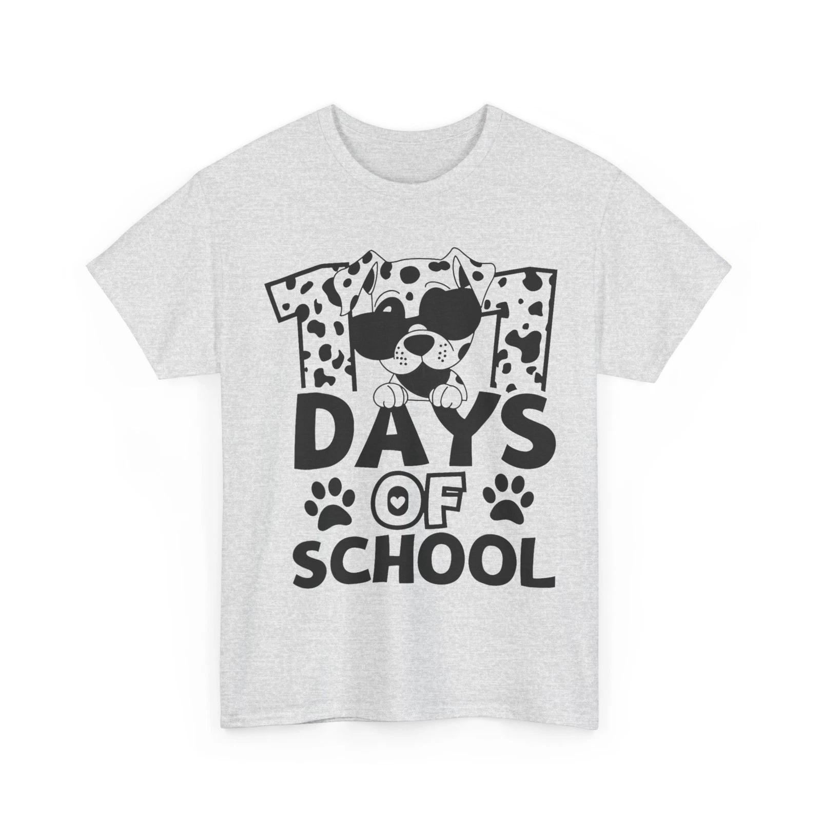 100 Days of School Dalmatian Dog 100th Day of School men Women T-Shirt S