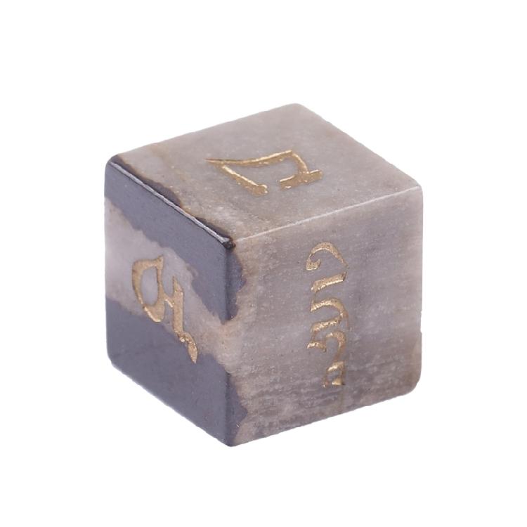 Natural Crystal 6 Sided Round Corner Dices Mult Sided Table Game Dices Math Counting Teaching Tool Mahjong Accessories