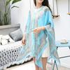 Women Shawl Cashew Print Beads Ladies Loose-fitting Sexy Cover Up for Vacation