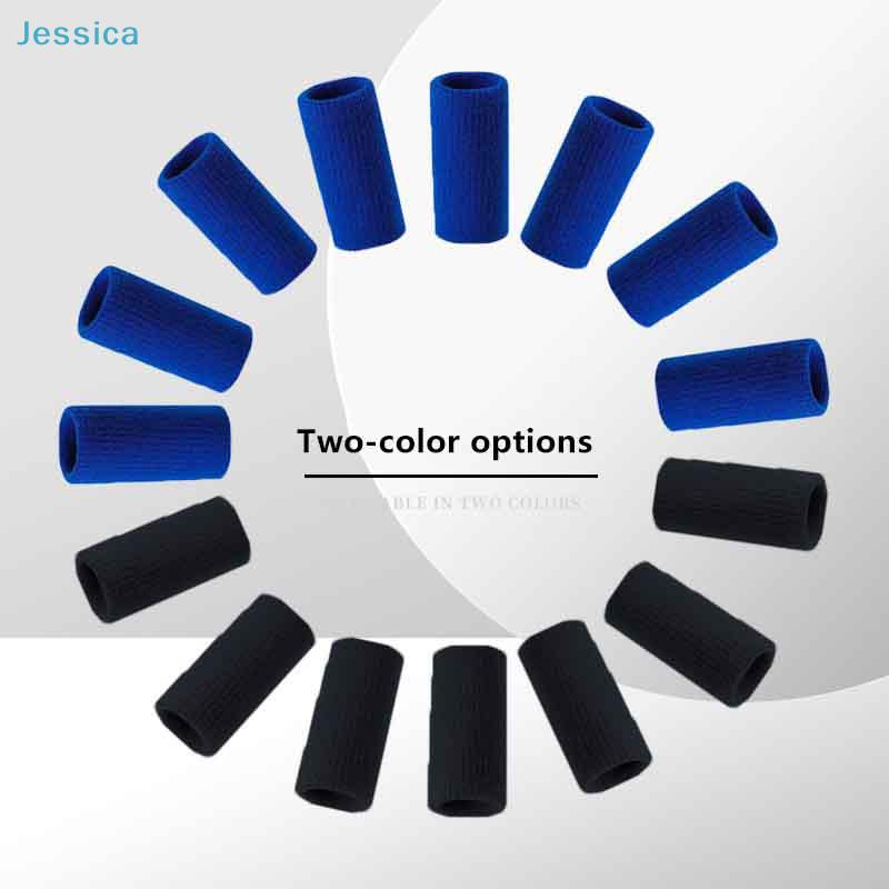 Finger Protective Sleeves for Sports - Breathable Elastic Finger Protectors for Basketball, Volleyball, Gym Workouts