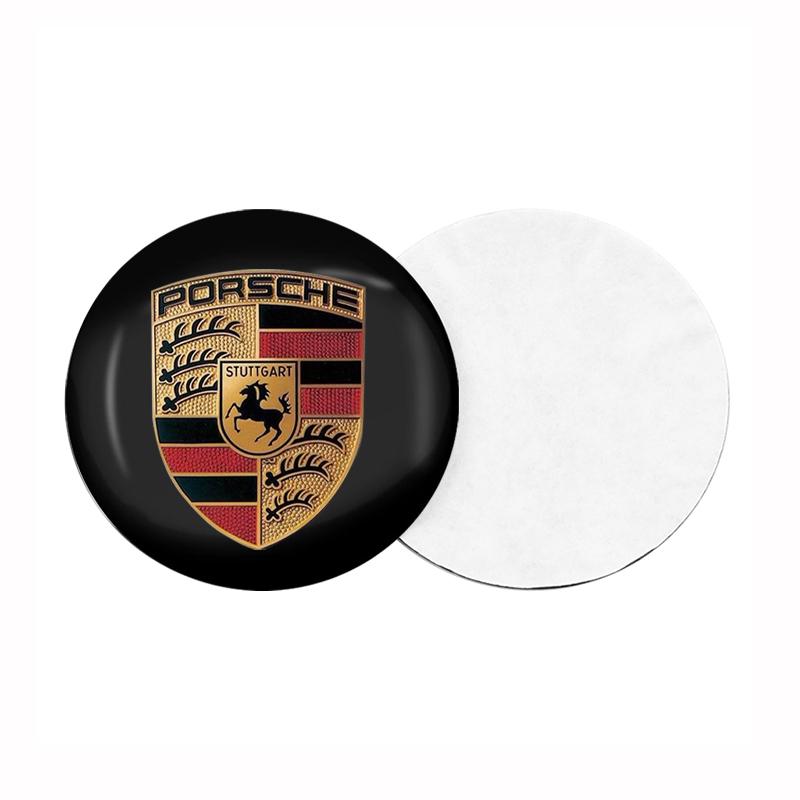 4 ks 56mm Samolepka Středové Krytky Nábojů Kol Auta Příslušenství Pro Porsche Boxster Cayenne Panamera Macan Cayman 911 918 996 917 991