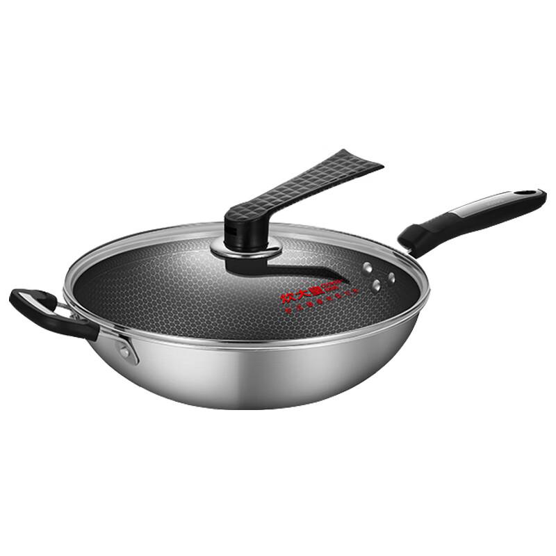 COOKER KING 304 Stainless Steel Non-stick Wok