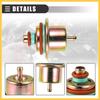Fuel Injection Pressure Regulator, Fuel Pressure Regulator Gas, for Jeep Wrangler 1991-1995, Metal, with Ring, 12460604, Bronze Tone Auto Replacement