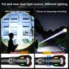 8800000LM High Power LED Flashlight USB Rechargeable Tactical Flashlight Zoom Waterproof LED Torch for Outdoor  Hiking Emergency