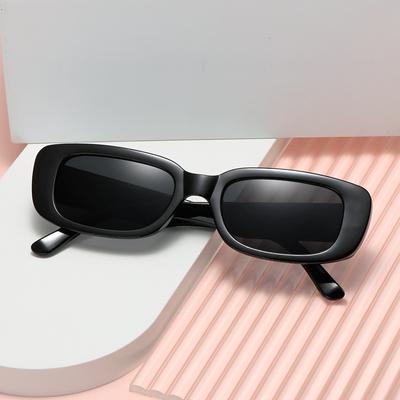 1PC Retro Small Square Sunglasses Men's and Women's Trendy European and American Fashion Street Sunglasses UV Protection