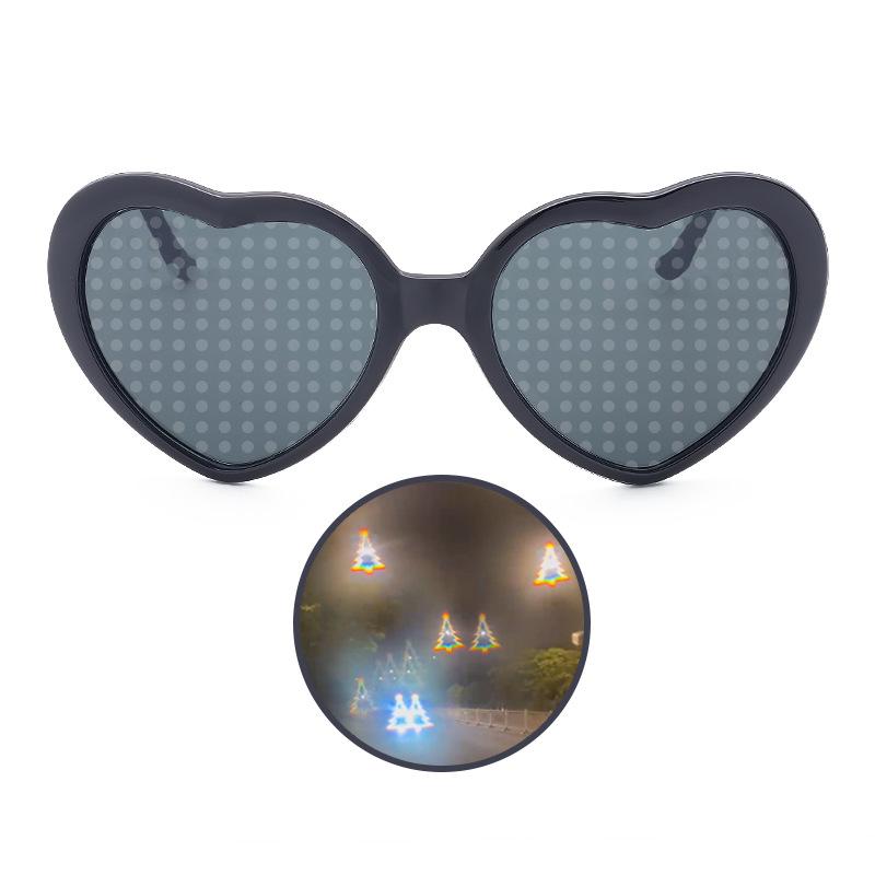Romantic Heart-Shaped UV Protection Sunglasses - Mood Changing, Date Essential