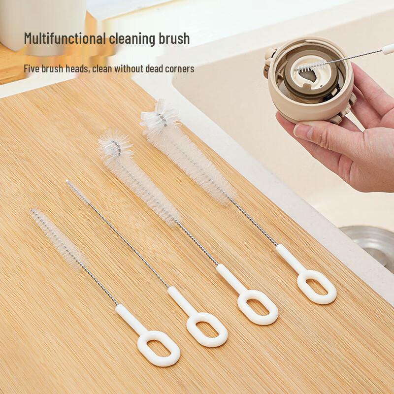 5-Piece Cup and Straw Cleaning Brush Set