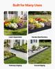 Galvanized Steel Landscape Edging, 6-Pack 1016 X 207 Mm Metal Edging for Landscaping with Gloves, Easy-to-Install, Heavy Duty Metal Garden Edge Border