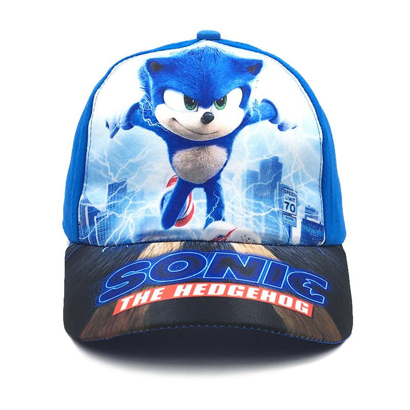 Miniso Sonic The Hedgehog Cartoon Character Hat Children's Boys' and Girls' Baseball Cap Beak Hat
