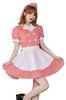 Brightlara Halloween Cosplay Diner Maid Costume, Uniform, Women's Costume, cos009x-XL