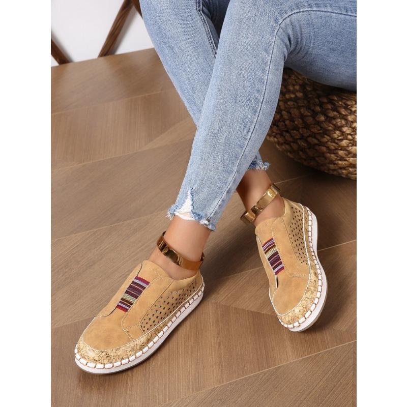 Large Size Casual Single Shoes for Women's Autumn New Style Flat Bottom Casual Single Shoes for Women