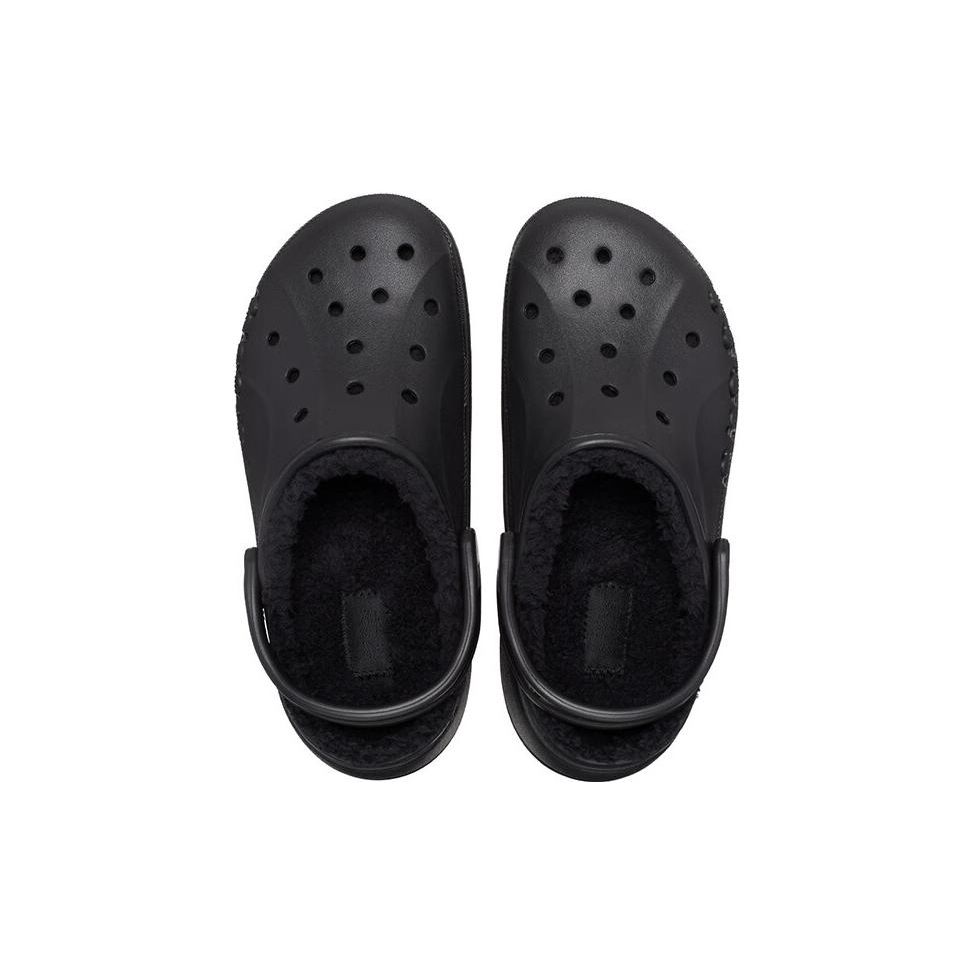Crocs Baya Platform Clog EVA Cloud Warm Cotton 4.2cm Clogs Women Clogs Black 208708-001