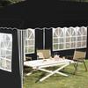 Pop Up Party Tent 575 X 289 X 245 Cm Black
