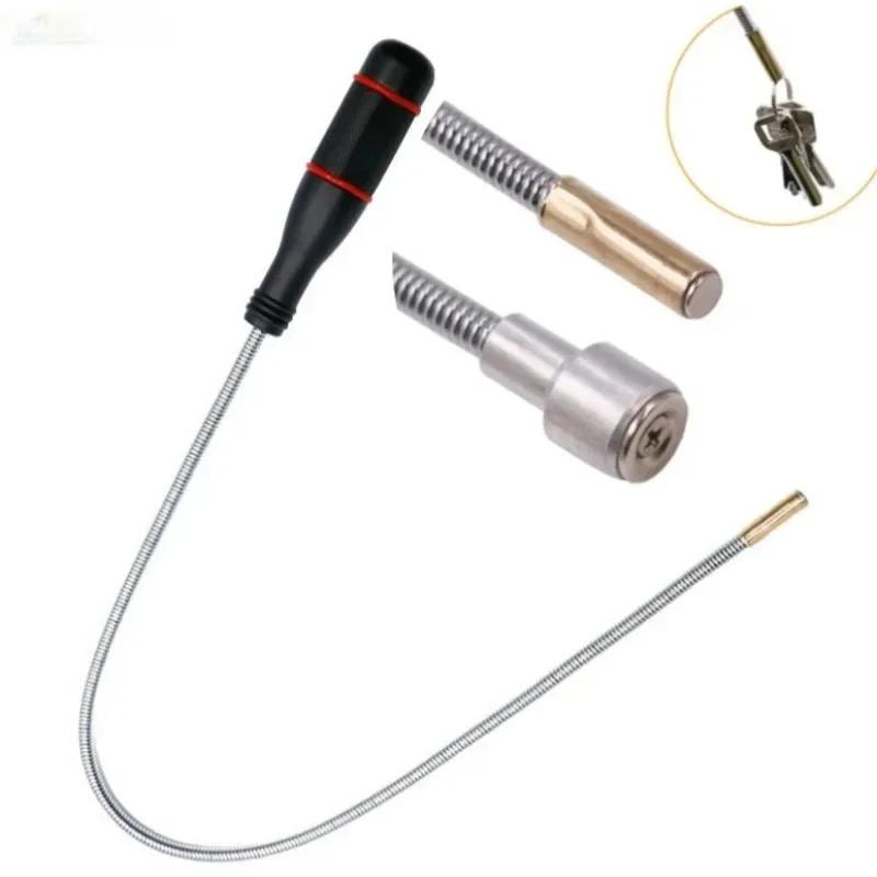 Flexible Magnetic Pickup Tool Magnet Garage Tool Magnet Grip Grabber Claws Bendable for Keys Bolts Screws Nuts Pick Up Tool
