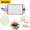 4X 12V LED Car Interior Roof Light Ceiling Dome Lamp For RV Camper Trailer Truck
