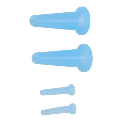 4pcs Vacuum Massage Cup Silicone Facial Suction Massage Cup For Home Use Cellulite Treatment
