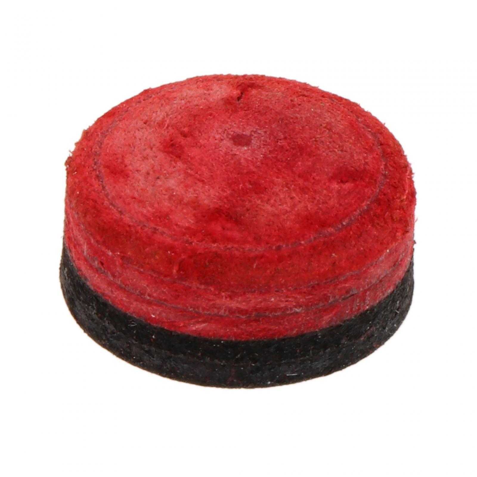 Billiard Pool Cue Tip Durable PU Glue on Billiard Cue Head Replacement Part красный