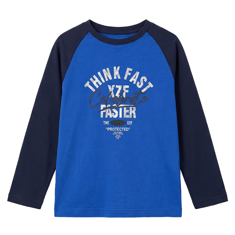 SNOWFLYING Kids  Unisex Long-Sleeve Casual T-Shirt 160