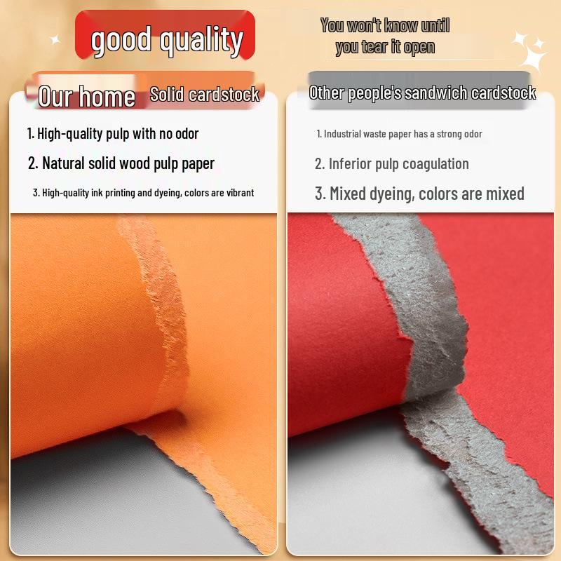 Yuanhao A3 Thick Colored Cardstock, 230g for Kindergarten & Elementary School Crafts