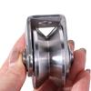 Heavy Duty V Groove Pulley Smooth Rolling 304 Stainless Steel Pulley  Garage Doors