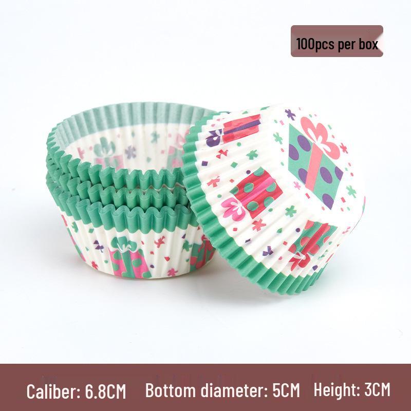 Snowy Niang Oilproof Cartoon Cake Cups - Cupcake Liners & Butter Paper for Baking
