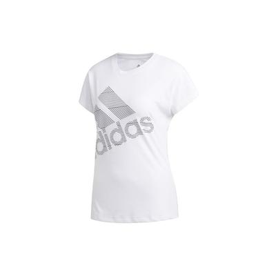 Training Sports Round Neck Short Sleeve T-Shirt Women Tops White EB4501
