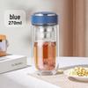 Fuguang G2412 Double-Layer Glass Water Bottle