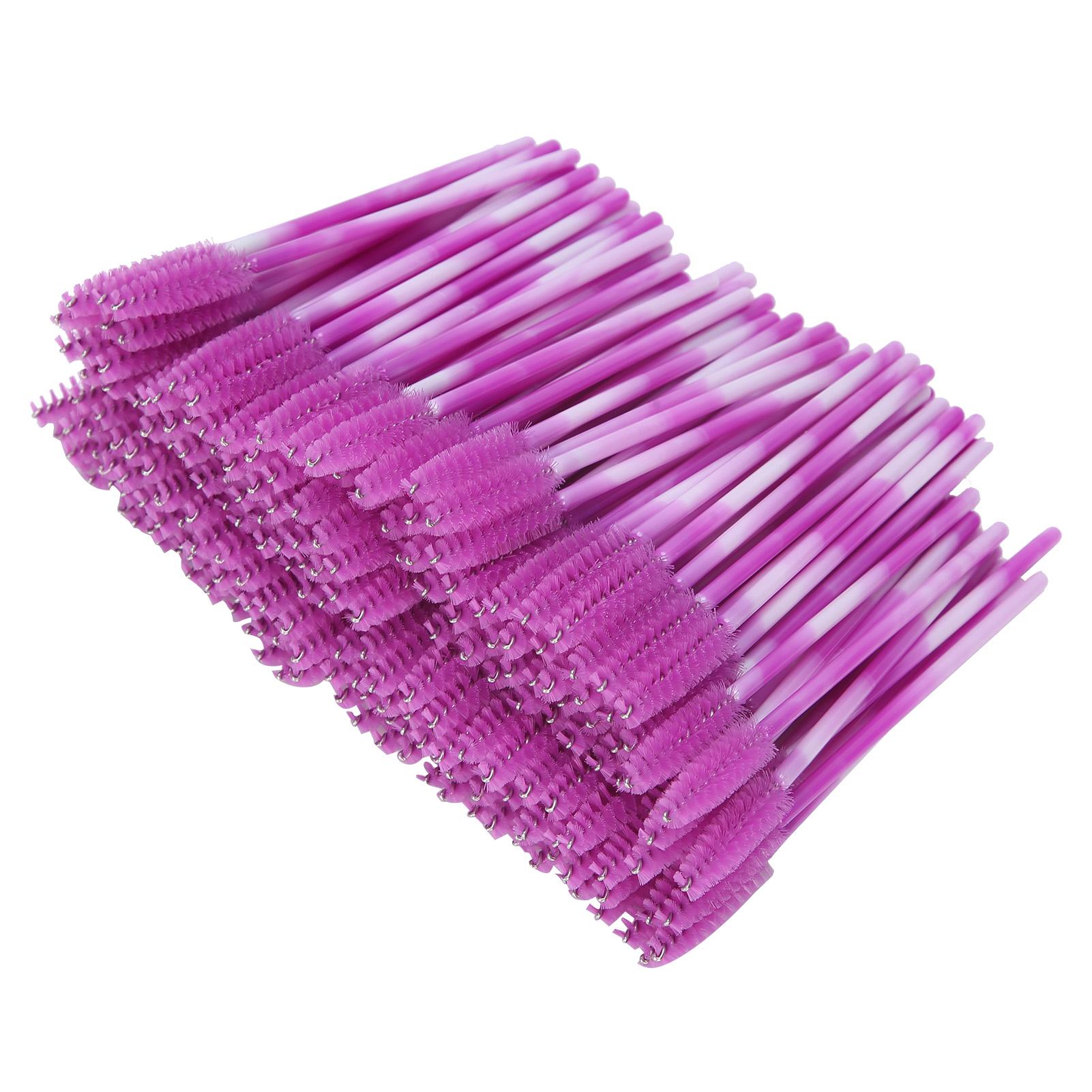 

200 шт. одноразовая кисть для ресниц дорожная портативная кисть для ресниц инструмент для макияжа аксессуар темно-фиолетовый пурпурно красный