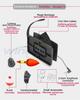 Russian Fish Finder 4.3-inch Screen Underwater Camera for Ice and Winter Fishing