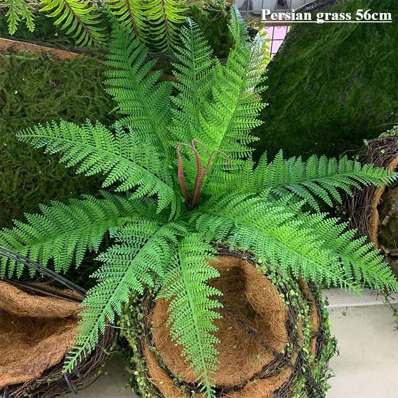 

Искусственное Большое Ароматное Растение Папоротника Персидская Трава ПВХ Материал Сад Персидский Папоротник Бонсай Украшение Имитация Растения Трава 1шт