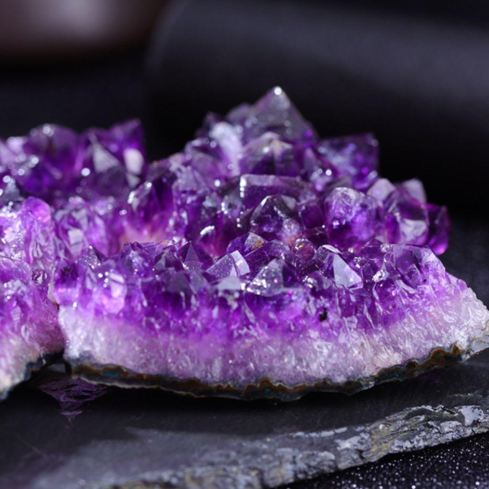 Natural Raw Crafts Home Decoration Ornament Healing Stones Quartz Amethyst Crystal Cluster