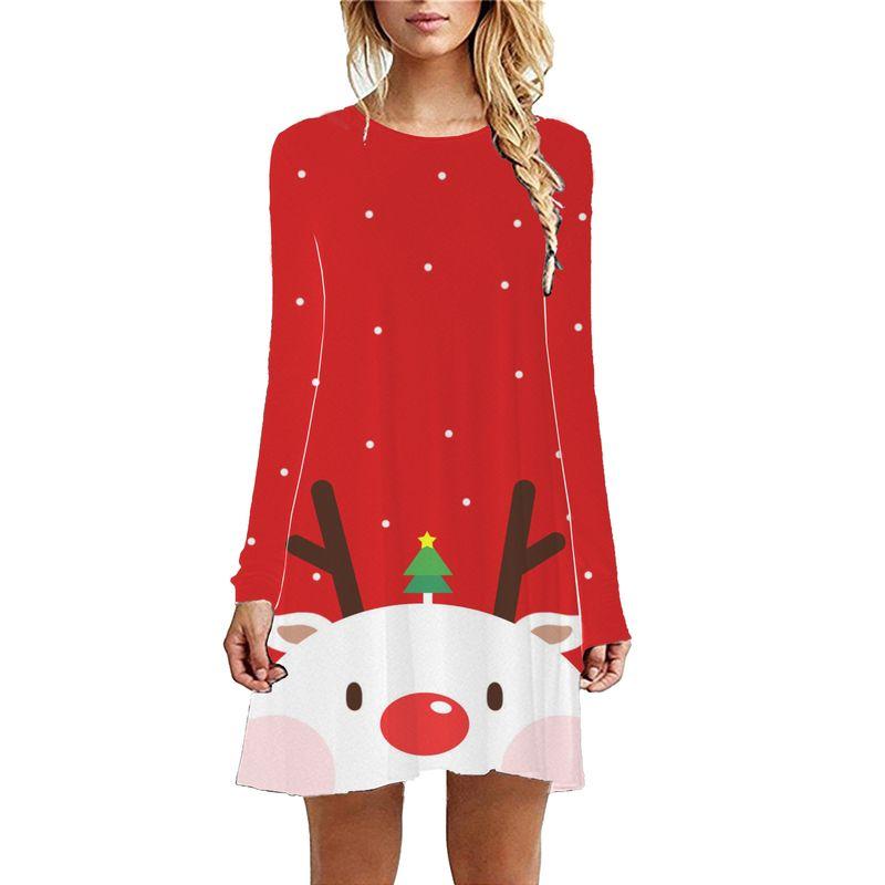 

Pleated Large Swing round Neck Dress Women s Ruched Large Swing round Neck Dress 5 pieces L