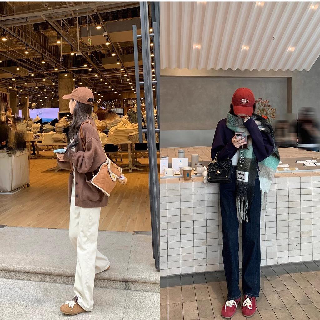 Cowhide version~ Grape mother has the same round head contrasting color versatile pair of shoelaces, leisure sports heightening moral training 