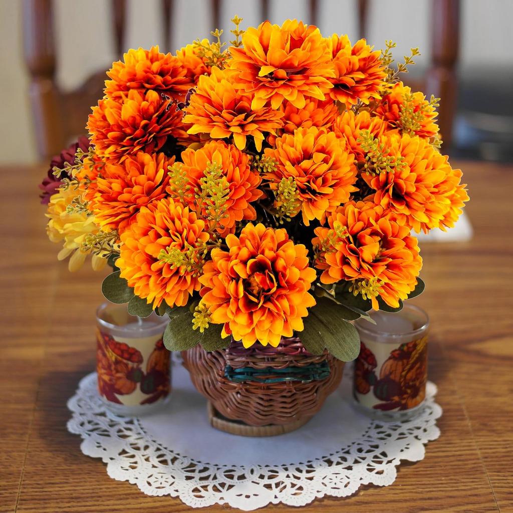 Artificial Flowers, Artificial Plants, Party Decorations, Home Décor Flowers, Table Decorations, Suitable For Decor, Thanksgiving Decora
