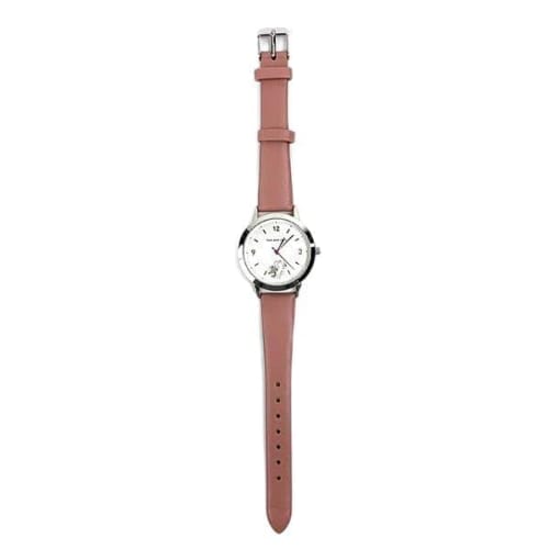 

Fieldwork Tom & Jerry Analog Watch with Leather Strap, TAJ002-3, Women s, Pink