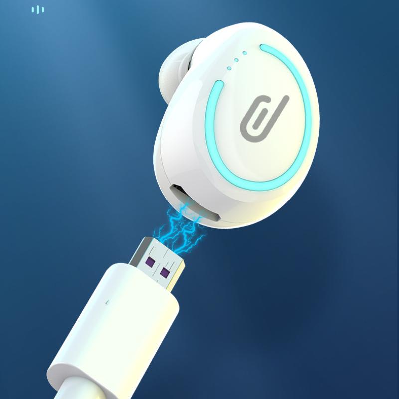 Mini Bluetooth Headphones In-ear Wireless Ultra Long Life Invisible Sleep Noise-cancelling Headphones